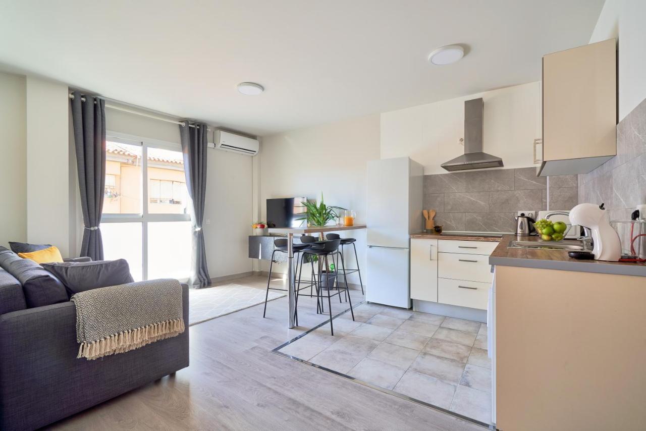 Ferienwohnung Charming And Bright Flat In The Heart Of Málaga Exterior foto